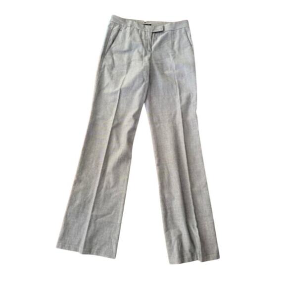 Vintage Theory Wool & Cotton Houndstooth Gray Trouser Pants - Picture 1 of 4